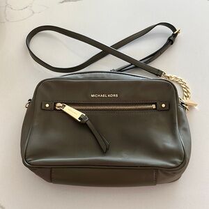 Army Green Michael Kors Crossbody